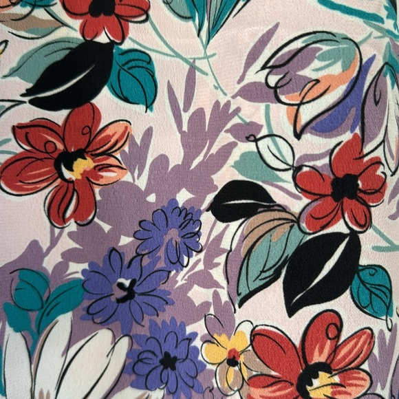 ON THE ROCKS CALIFORNIA FLORAL PENCIL SKIRT SZ 5/6 - Picture 5 of 6